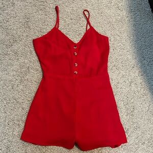 Size 2 red romper